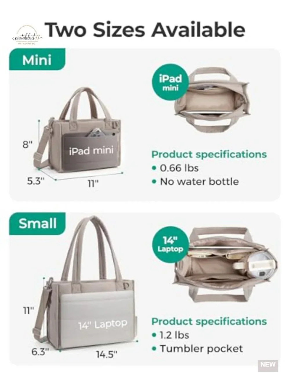 Mini Tote Bag for Women, Puffer Quilted Crossbody Purse with Zipper Closure,